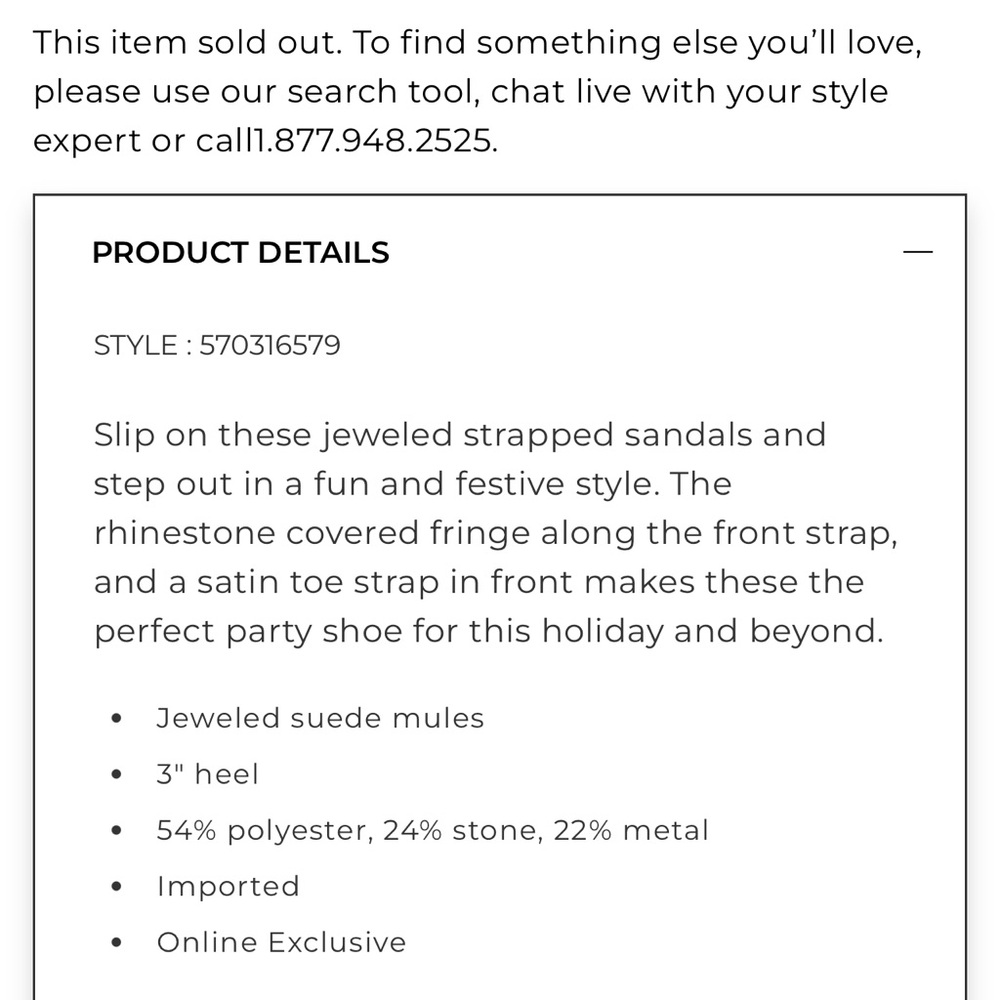 WHBM Fringe Rhinestone Heels - Picture 13 of 13